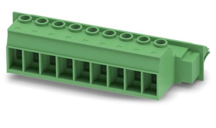 Phoenix Contact, DFK-IPC 16/9-ST-10.16 IDC Connector, 10.16 mm Pitch, 9 Way, 1 Row Straight
