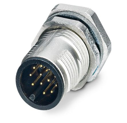 Phoenix Contact Circular Connector, 12 Contacts, Rear, M12 Connector, Plug, Female, IP65, IP67