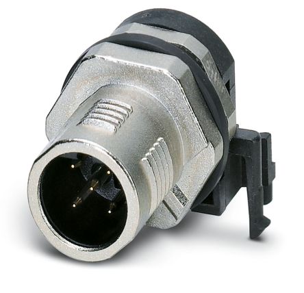 Phoenix Contact Circular Connector, 5 Contacts, Rear, M12 Connector, Plug, Male/Female, IP67, SACC Series