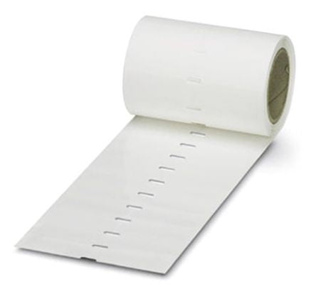 Phoenix Contact Panel Marker, 12 mm Length 0830614 Silver