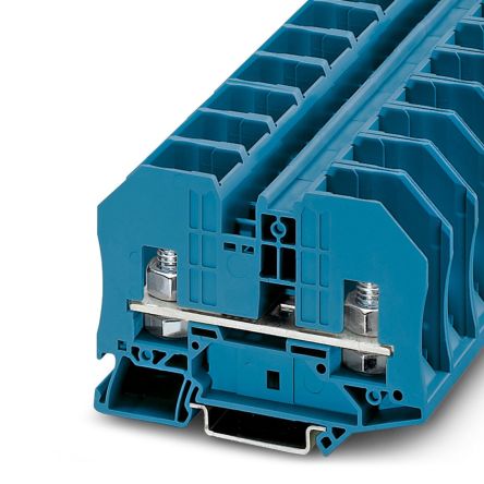 Phoenix Contact 3049864 RTO 8 BU Series High Current Connector Blue, 2.5mm², 35 mm², 1-Level, Bolt, ATEX, EAC Ex, IECEx