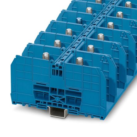 Phoenix Contact 3244629 RBO 12 BU Series High Current Connector Blue, 10mm², 240 mm², 1-Level, Bolt, ATEX, EAC Ex, IECEx