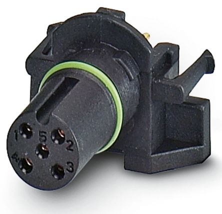 Phoenix Contact Circular Connector, 5 Contacts, Surface, M12 Connector, Socket, Female, IP67