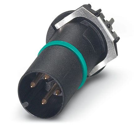 Phoenix Contact Circular Connector, 4 Contacts, Surface, M12 Connector, Plug, Male, IP67