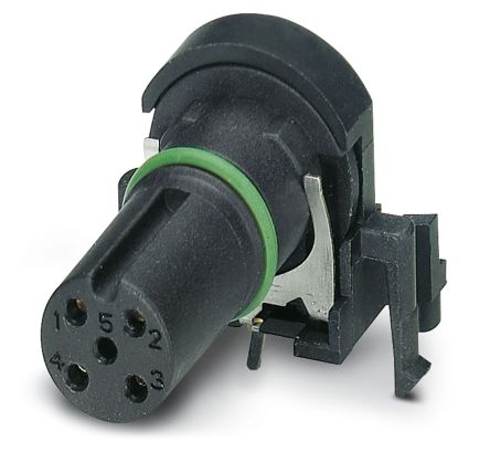 Phoenix Contact Circular Connector, 4 Contacts, Surface, M12 Connector, Socket, Female, IP67, SACC Series