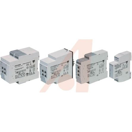 Carlo Gavazzi Monitoring Relay, 3 Phase, 177/275 V ac Monitor Range, SPDT, DIN Rail, 208V ac, 480 V ac 24 V dc