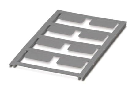 Phoenix Contact Panel Marker, 27 mm Length 0825471 Silver
