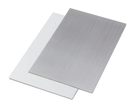 Phoenix Contact Panel Marker, 296 mm Length, 0.8 mm Height 0826839 Black, Silver
