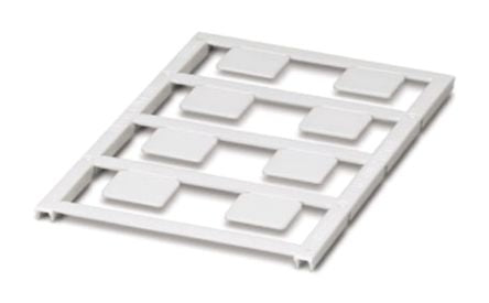 Phoenix Contact Panel Marker, 17 mm Length 0827885 White