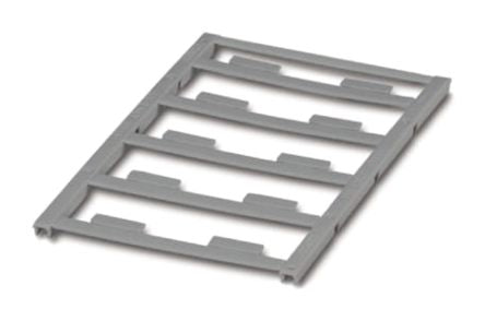 Phoenix Contact Panel Marker, 15 mm Length 0828095 Silver