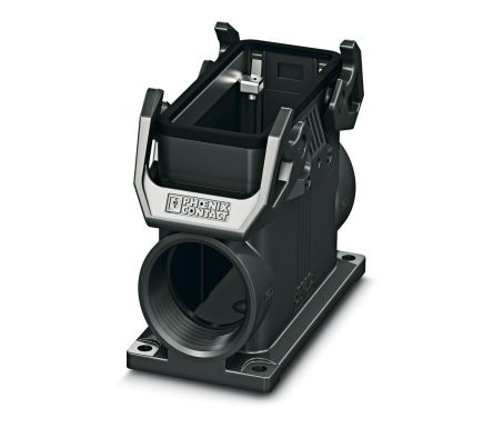 Phoenix Contact HC-EVO-B16-SHWD-2SSM40-PLRBK Series Heavy Duty Power Connector Housing, 1407652