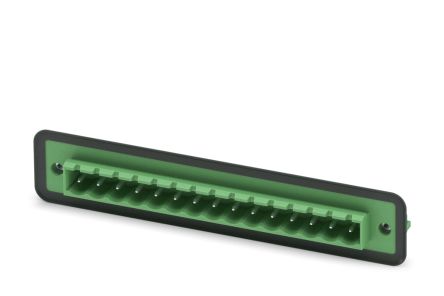 Phoenix Contact COMBICON Control Series Pluggable Terminal Block, 15-Contact, 5.08 mm Pitch, 1 Row, 1898965