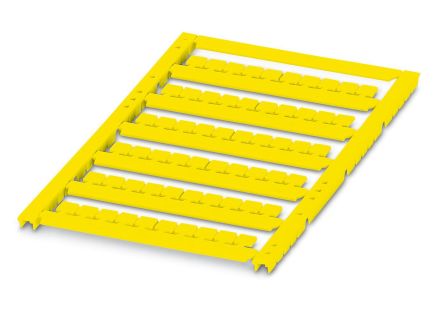 Phoenix Contact, UCT1-TMF 6 YE Polycarbonate Marker Label for use with Terminal Block