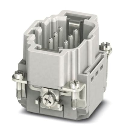 Phoenix Contact HEAVYCON B06 Series Heavy Duty Power Connector Insert, 6-Contact, 2 Row, 1407728