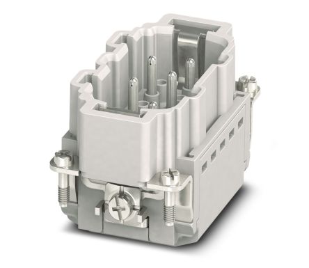 Phoenix Contact HC-HV03-I-PT-M Series Heavy Duty Power Connector Insert, 5-Contact, 2 Row, 1407739