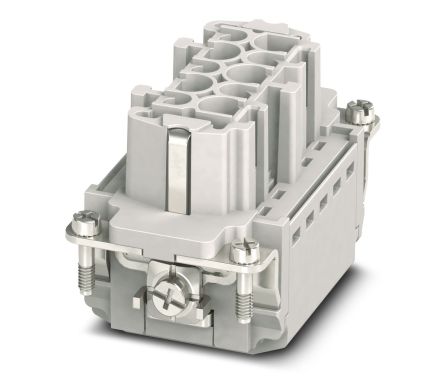 Phoenix Contact HC-HV03-I-PT-F Series Heavy Duty Power Connector Insert, 5-Contact, 2 Row, 1407743