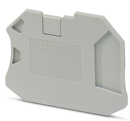 Phoenix Contact D-UT 4-TWIN HV Series End Cover