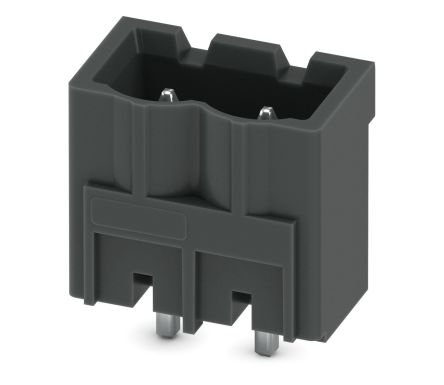 Phoenix Contact CCVA 2.5/ 2-G-5.08 P26THR Series Pluggable Terminal Block, 2-Contact, 5.08 mm Pitch, 1 Row, 1955853