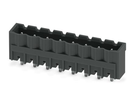 Phoenix Contact CCVA 2.5/ 8-G-5.08 P26THR Series Pluggable Terminal Block, 8-Contact, 5.08 mm Pitch, 1 Row, 1955918