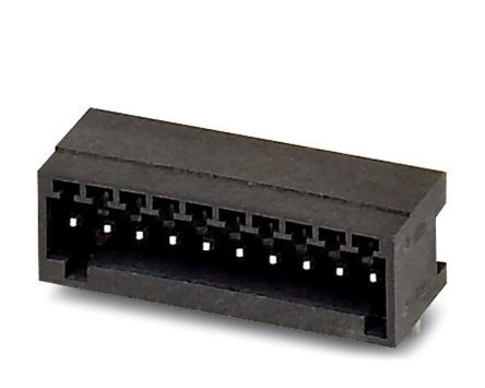 Phoenix Contact MC 0.5/10-G-2.5 THT Series Pluggable Terminal Block, 10-Contact, 2.5 mm Pitch, 1 Row, 1963502