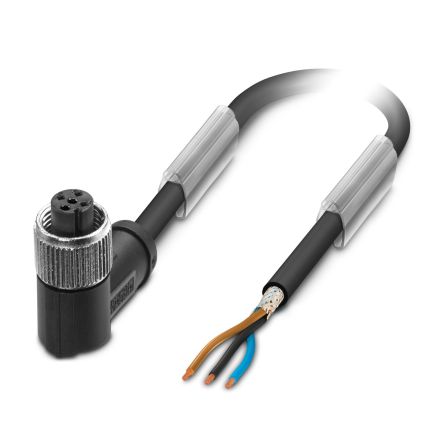 Phoenix Contact Female 3 way Right Angle to Unterminated 3 way Unterminated Sensor Actuator Cable, 10 m