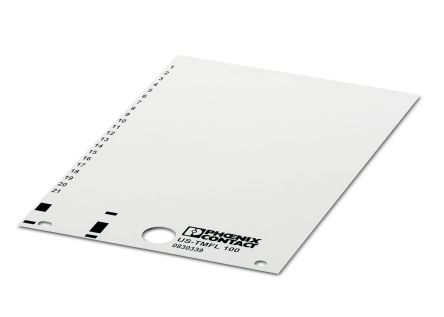 Phoenix Contact, US-TMFL 100 Plastic Marker Label for use with Terminal Block