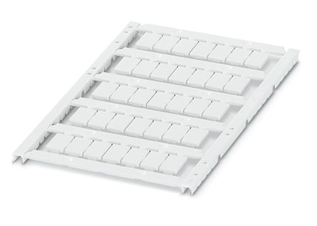 Phoenix Contact, UCT6M-TM 8 Polycarbonate Marker Label for use with Terminal Block