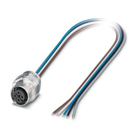 Phoenix Contact Female 5 way M12 to 5 way Unterminated Sensor Actuator Cable, 2 m
