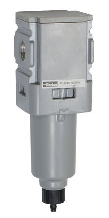 Parker P31 series 5 μm 1/4 in 250 psi Pneumatic Filter 25 SCFM max with Manual drain