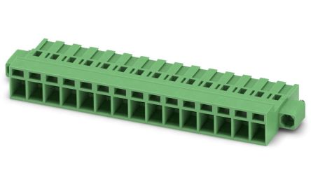 Phoenix Contact MSTBC 2.5/15-STZF-5.08 Series PCB Terminal Block, 15-Contact, 5.08 mm Pitch, 1 Row, 1809860