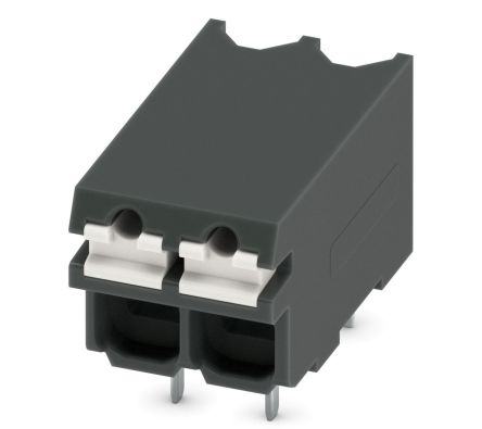 Phoenix Contact SPT-THR 1.5/2-H-3.5 P26 Series PCB Terminal Block, 2-Contact, 3.5 mm Pitch, 1 Row, 1822752