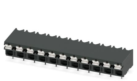 Phoenix Contact SPT-THR 1.5/11-H-5.0 P26 Series PCB Terminal Block, 11-Contact, 5 mm Pitch, 1 Row, 1823065