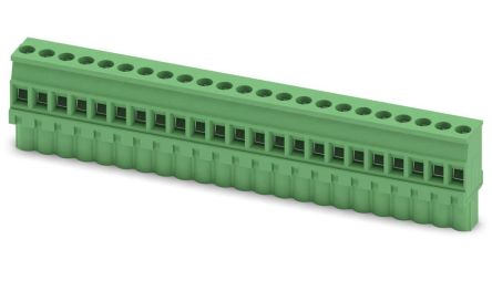 Phoenix Contact MVSTBW 2.5/23-ST Series PCB Terminal Block, 23-Contact, 5 mm Pitch, 1 Row, 1792731
