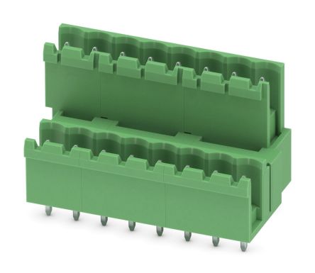 Phoenix Contact MDSTBV 2.5/ 8-G Series Pluggable Terminal Block, 8 Contact(s), 5 mm Pitch, 2 Row