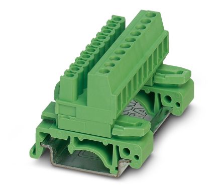 Phoenix Contact UMSTBVK 2.5/16-ST-5.08 Series PCB Terminal Block, 16-Contact, 5.08 mm Pitch, 1 Row, 1833959