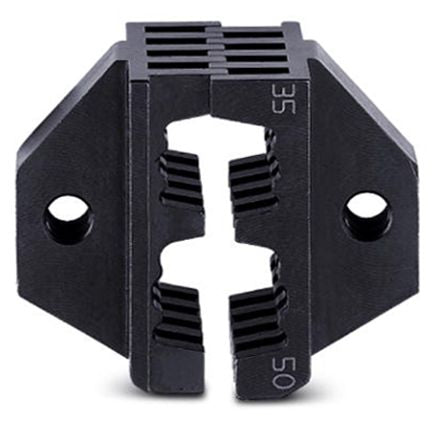 Phoenix Contact, CRIMPFOX 50R/DIE Crimp Die, Coaxial Type Crimp Die Black