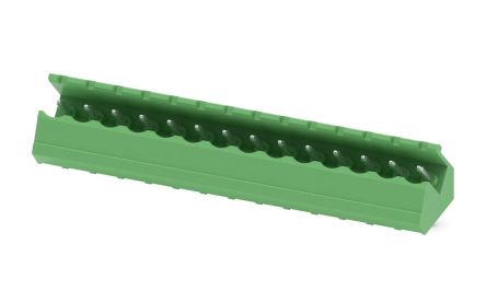 Phoenix Contact SMSTB 2.5/14-G-5.08 Series Pluggable Terminal Block, 14-Contact, 5.08 mm Pitch, 1 Row, 1769586