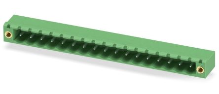 Phoenix Contact MSTB 2.5/17-GF-5.08 Series Straight Pluggable Terminal Block, 17 Contact(s), 5.08 mm Pitch, 1 Row