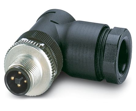 Phoenix Contact Circular Connector, 4 Contacts, Cable, M12 Connector, Plug, Male, IP67, SACC Series