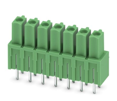 Phoenix Contact IMCV 1.5/ 7-G-3.81 Series Straight Pluggable Terminal Block, 7 Contact(s), 3.81 mm Pitch, 1 Row