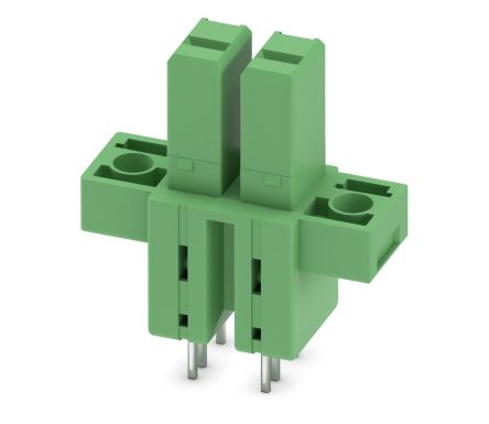 Phoenix Contact IPCV 5/ 2-GF-7.62 Series Vertical Pluggable Terminal Block, 2 Contact(s), 7.62 mm Pitch, 1 Row