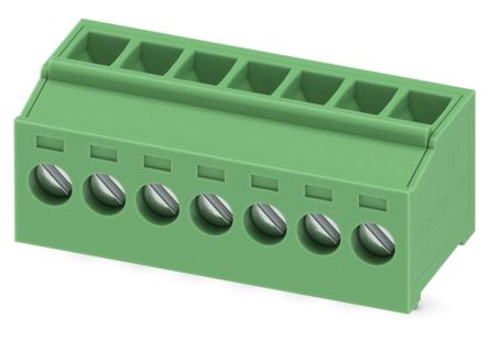 Phoenix Contact MKDSFW 1.5/7-3.5 Series PCB Terminal Block, 7-Contact, 3.5 mm Pitch, 1 Row, 1868173