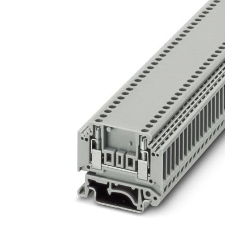 Phoenix Contact 3100020 MTKD-P/P Series Feed Through Terminal Block Grey, 0.2mm², 4 mm², 1-Level, Screw