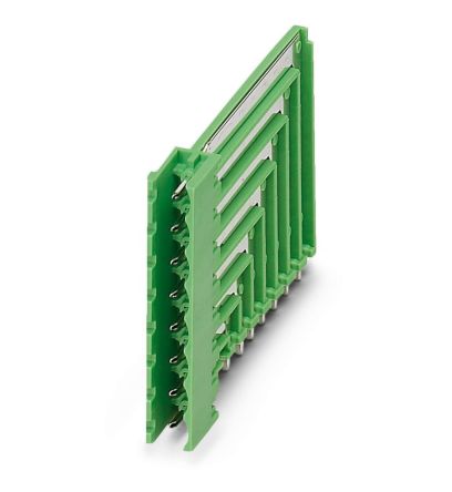 Phoenix Contact MSTBO 2.5/3-GL-5.08 Series Pluggable Terminal Block, 3-Contact, 5.08 mm Pitch, 1 Row, 1850440