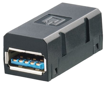 Weidmüller Straight 1 Way USB Type A Flange 360° Shielded Shield Type
