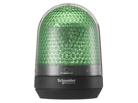 Schneider Electric Harmony XVR Series Green Flashing, Rotating Beacon 24V dc, LED Bulb Base, IP23, IP65