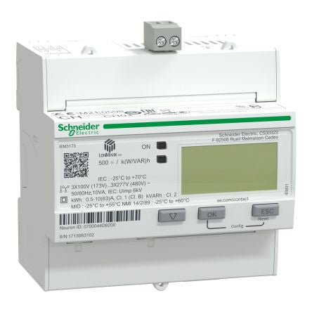 Schneider Electric 3 Phase LCD Energy Meter, Type Electronic