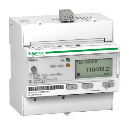 Schneider Electric 3 Phase LCD Energy Meter, Type Electronic