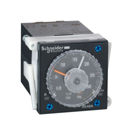 Schneider Electric Harmony Time Series Panel Timer Relay, 2-Contact, 24 to 240 V dc 24V ac, 240 V ac, 0.02 s to 300 h,