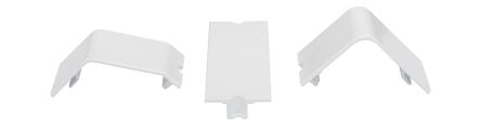 Schneider Electric Polyvinyl Chloride (Unplasticised) Cable Trunking Accessory Cableline 180 mm 52mm